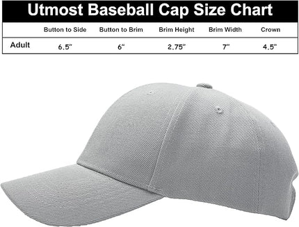 Utmost Structured Baseball Cap with Adjustable Closure - Performance Hat for Outdoor Activities