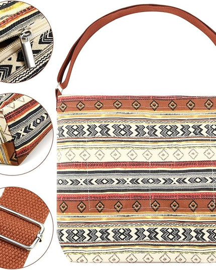 Women's blank large Size Canvas Crossbody Tote Handbags Shoulder Bag