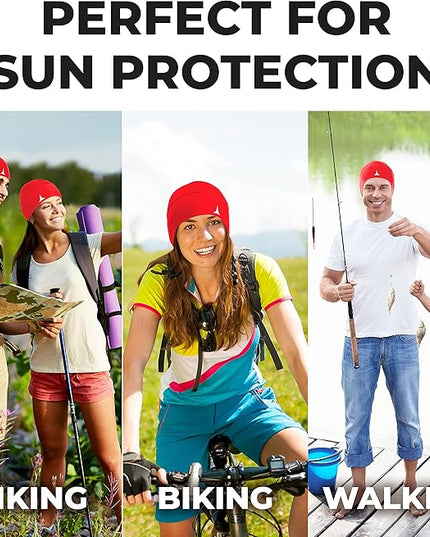 Helmet Liner Sweat Wicking Skull Cap Beanie. Ultimate Performance Moisture Wicking. Fits Under Helmets