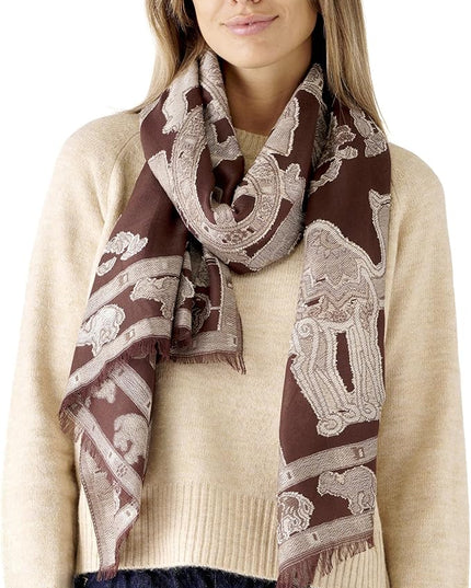 Scarf for Women Spanish Design Elegant Long Shawl Scarves for Summer Fall