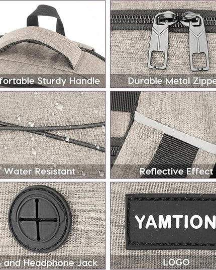 YAMTION School Backpack for Women and Teen Girls,College Bookbag Laptop Back Pack School Bag with USB Port for High School College Students Work