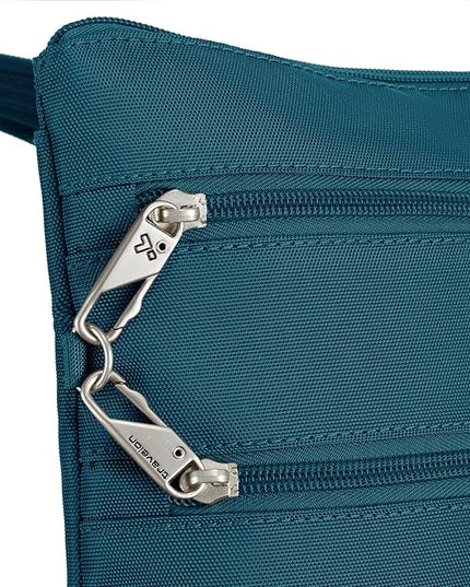 Travelon Anti-theft Classic Slim Double Zip Crossbody