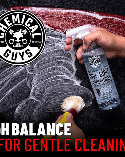 Chemical Guys Nonsense Colorless & Odorless All Surface Cleaner - Interior Cleaner, Safe for Vinyl, Rubber, Plastic, Carpet, and Upholstery, pH Balanced, Residue-Free, Unscented, 1 Gallon (128 fl oz)