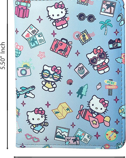 Hello Kitty Passport Holder for Travel Official License, Cute Passport Cover, Sanrio Gifts