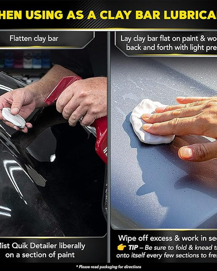 Meguiar's Quik Detailer, Mist & Wipe Car Detailing Spray, Clear Light Contaminants and Boost Shine with a Quick Detailer Spray that Keeps Paint and Wax Looking Like New, 32 oz