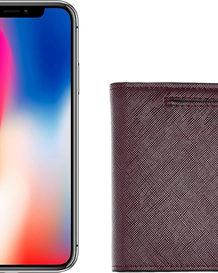Toughergun Women’s Small Slim Leather Wallet with RFID Protection, Compact Bifold Mini Purse with Clear ID Window