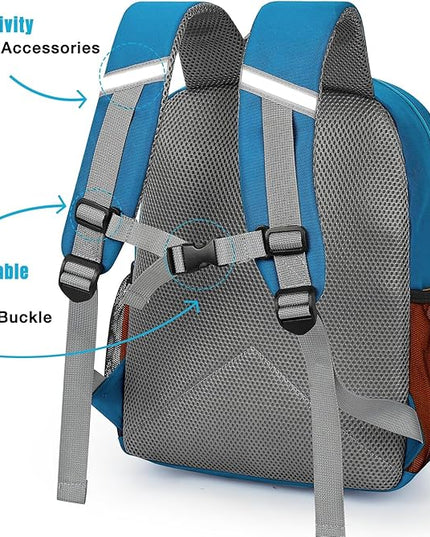STEAMEDBUN Toddler Backpack Boy 2-4, Kids Backpack Boys, Preschool Daycare Travel Small- 12inch