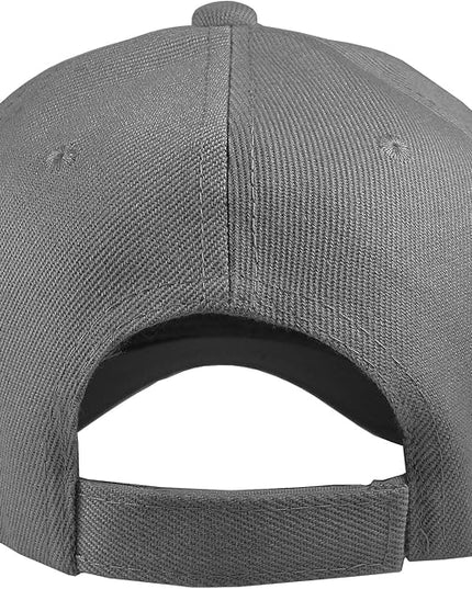 Gelante Adult Plain Baseball Cap Hat Classic Adjustable Size for All Seasons