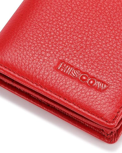 Leather Business Card Case Holder for Men & Women, Italian Calfskin