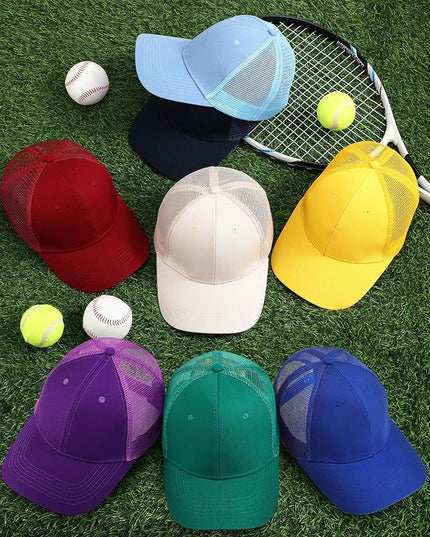 Coume Mesh Trucker Hats Bulk Sublimation Blank DIY Baseball Unisex Caps for Business Embroidery Sport Party Gift