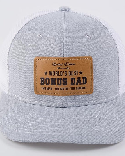 VIOZOFA Men's Hat Gifts - Men Cap Gifts for Christmas Father's Day Birthday Trucker Hat Leather Pattern Baseball Cap