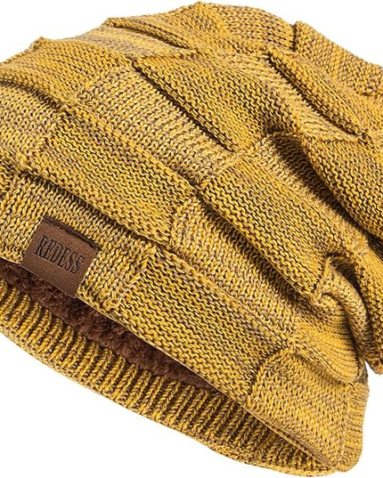 REDESS Beanie Hat for Men and Women Winter Warm Hats Knit Slouchy Thick Skull Cap
