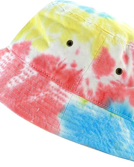 The Hat Depot Bucket Hat - Unisex 100% Cotton & Denim UPF 50 Packable Summer Travel Beach Sun Hat