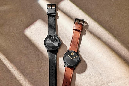 Movado Bold Evolution 2.0 Men's Watch - Swiss Quartz Movement, Nappa Leather Strap - 3 ATM Water Resistance - Luxury Fashion Timepiece for Him - 40mm
