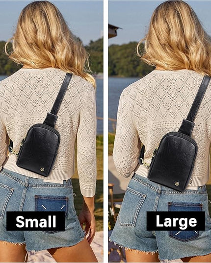 INICAT Sling Bag for Women Touchscreen Small Crossbody Cell Phone Purse Fanny Pack