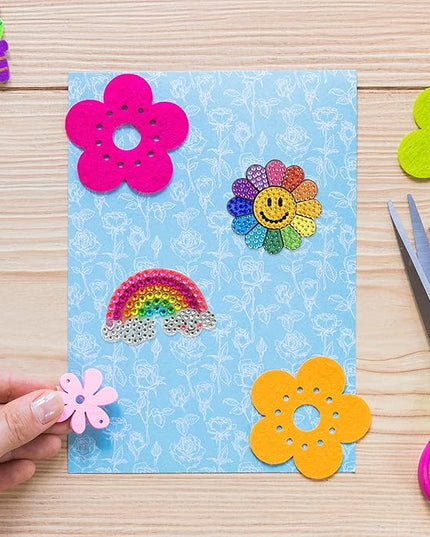 StickerBeans® Rhinestone Stickers - Foodie 4-Pack, 2” x 2” Each, Unique Sparkly Cut-to-Shape for Collecting, Trading, Decorating Laptops, Phone Cases, Scrapbooks - for Kids, Teens, & Adults