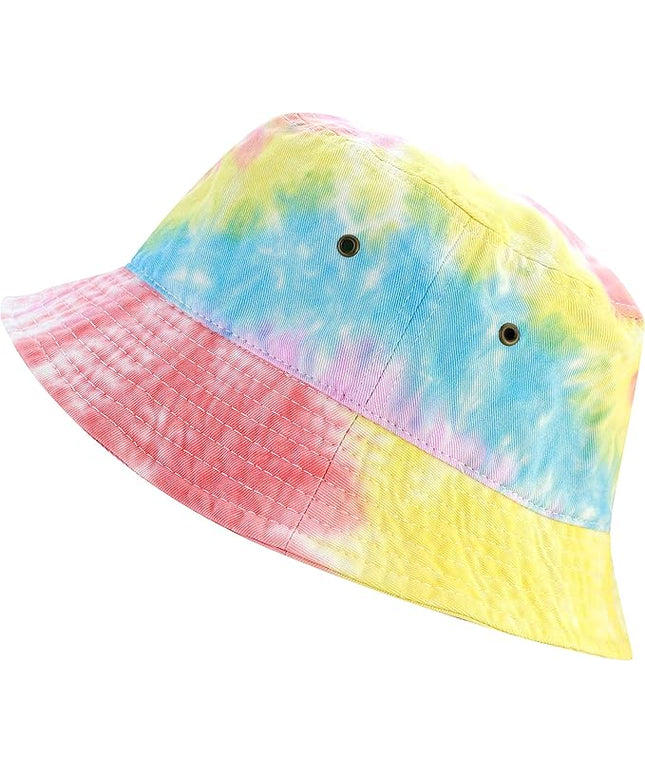 The Hat Depot Bucket Hat - Unisex 100% Cotton & Denim UPF 50 Packable Summer Travel Beach Sun Hat