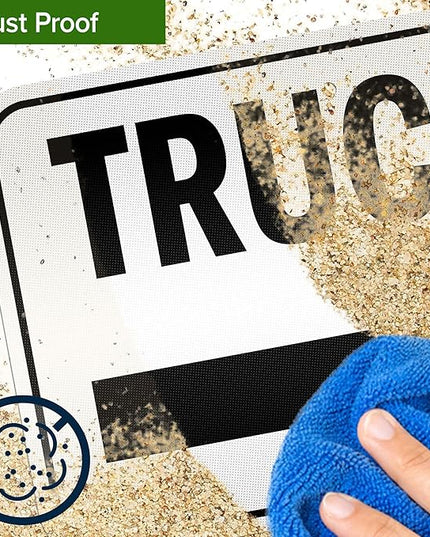 Trucks Right Sign, 12x18 Inches, 3M EGP Reflective .063 Aluminum, Fade Resistant, Made in USA by My Sign Center