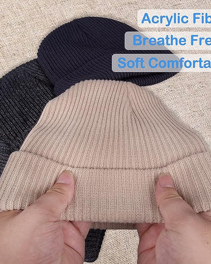 LAKIBOLE Winter Beanie Hats for Men Slouchy Beanies for Women Teenage Boys Girls
