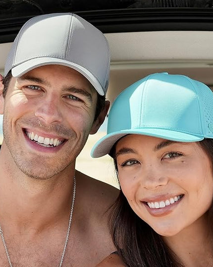 ANKOR Performance Hat - Water Resistant UPF 50 Lightweight Men’s Baseball Cap | Men’s Hat for Workout, Outdoor, Beach, Sports