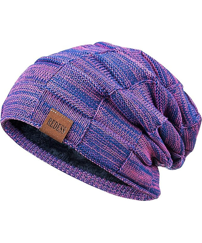 REDESS Beanie Hat for Men and Women Winter Warm Hats Knit Slouchy Thick Skull Cap