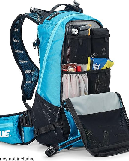 USWE Shred 25L Backpack, a High End Daypack for MTB, E-MTB, Mountain Bike, Blue