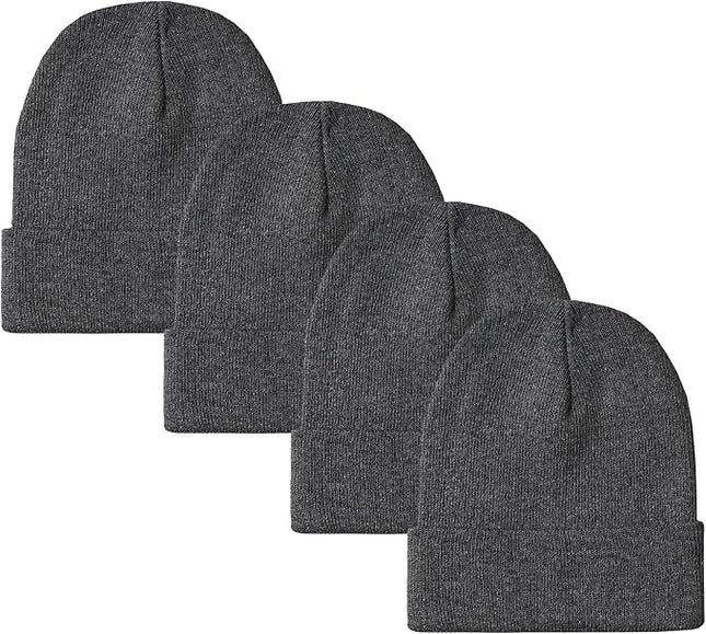 Unisex Winter Beanie – Warm Knit Hat for Men & Women, Soft Stretchy Cold Weather Cap for Outdoor, Running & Hiking