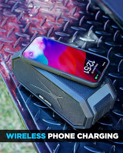Altec Lansing - Portable Bluetooth Speaker HYDRABLAST 2.0, Waterproof IP67, 20W Output Power, Magnetic Bluetooth Speaker (New York Giants)