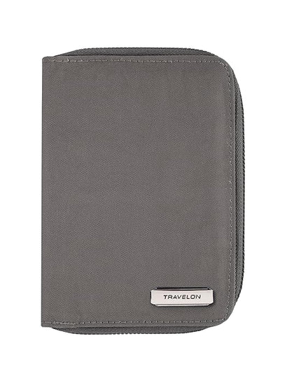 Travelon RFID Blocking Passport Zip Wallet