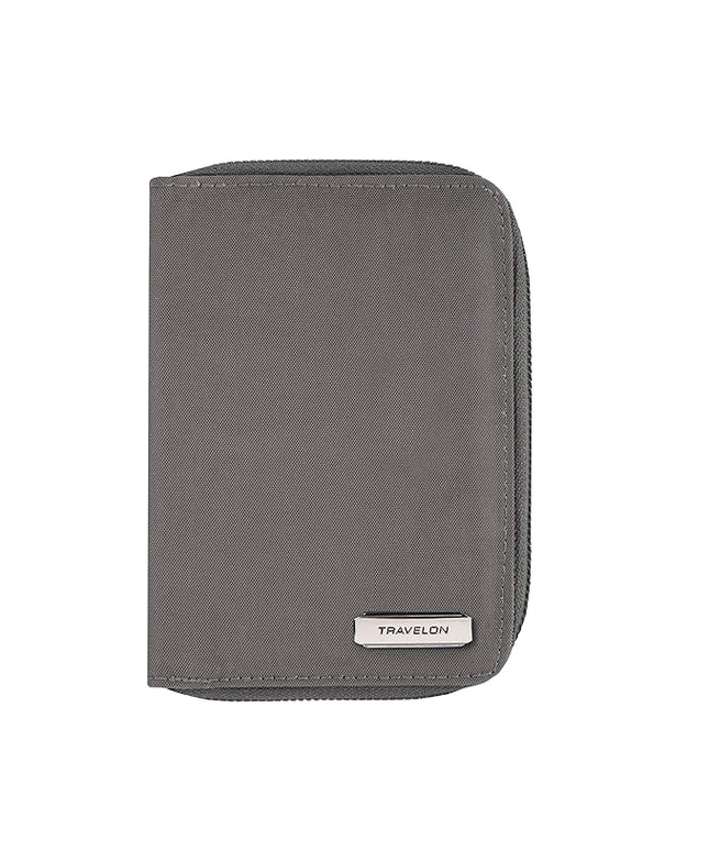 Travelon RFID Blocking Passport Zip Wallet