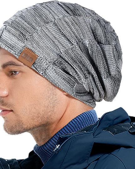 REDESS Beanie Hat for Men and Women Winter Warm Hats Knit Slouchy Thick Skull Cap