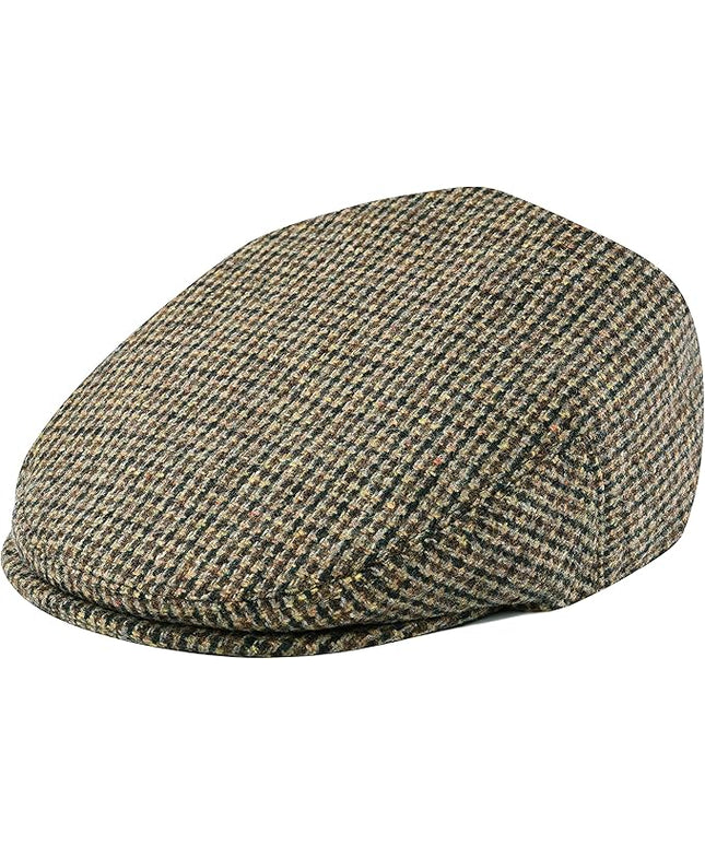 FEINION Men's Wool Tweed Newsboy Ivy Cap Gatsby Golf Flat Hat