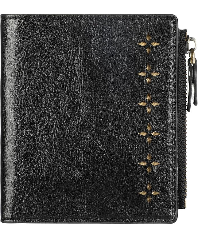 Lavemi Ultra Thin Small Compact Leather Womens Girls Wallets RFID Blocking Credit Card Holder for Women