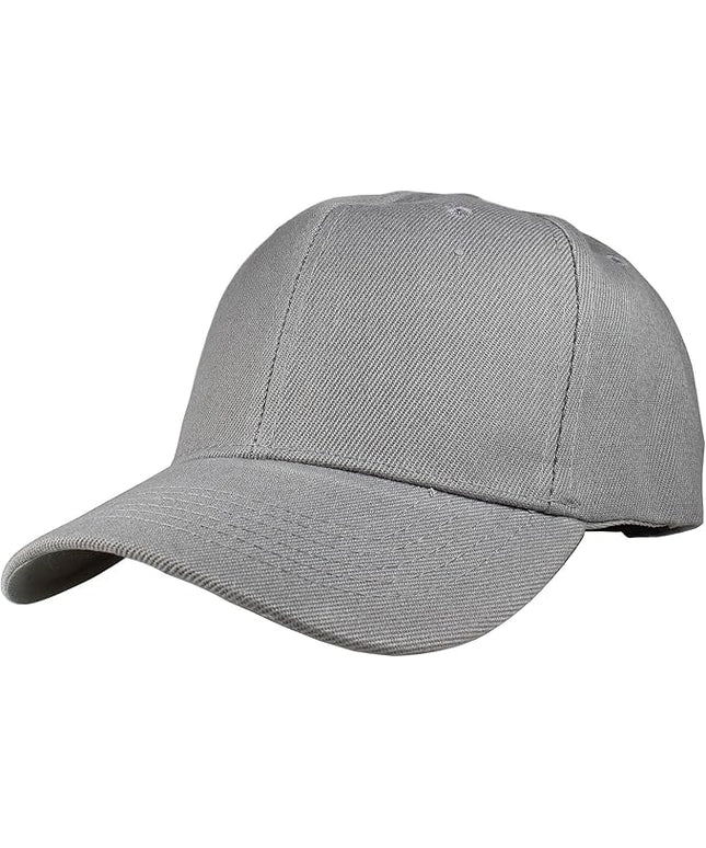 Gelante Adult Plain Baseball Cap Hat Classic Adjustable Size for All Seasons