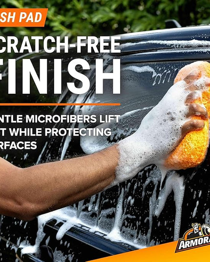 Armor All Premier Car Care Kit, Includes Car Wax & Wash Kit, Glass Cleaner, Car Air Freshener, Tire & Wheel Cleaner (8 Piece Kit)