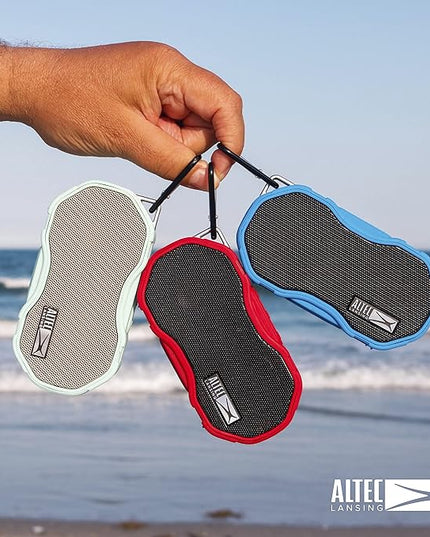 Altec Lansing Baby Boom XL - Waterproof Bluetooth Speaker, Wireless & Portable Speaker for Travel & Outdoor Use, Deep Bass & Loud Sound, 1 Pack, Blue