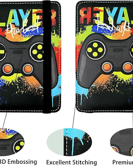 Game Passport Holder for Women and Men PU Leather Passport Cover for Travel