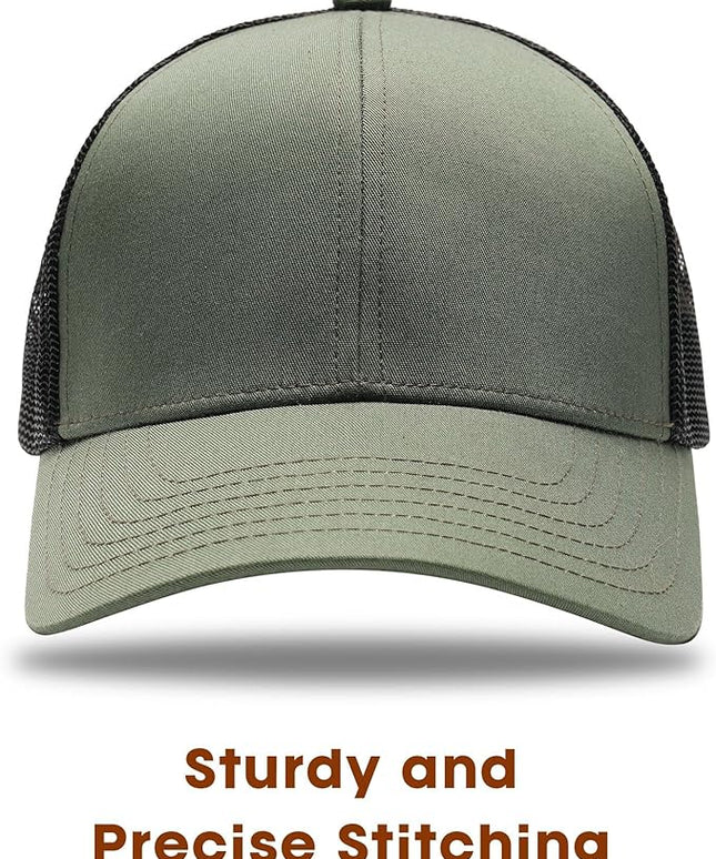 FURTALK Mens Trucker Hat Structured Mesh Baseball Cap Adjustable Classic Mens Hat