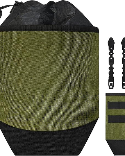 Dump Pouch,Rigid Mag Dump Pouches,Versatile Nylon Molle Pouches with 4PCS Malice Clips, Use for Magazine/Ammo Storage,Hunting, Hiking