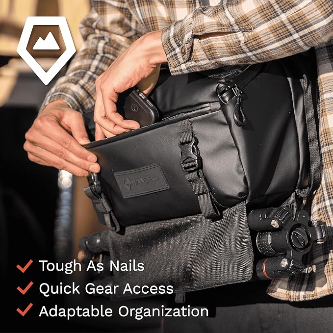 WANDRD ROGUE V1 9L Sling: Compact Camera Sling and Crossbody Bag with Fast Access, 3-Way Carry– Lightweight Everyday Bag Great for Travel, Photography, and Daily Use (Yuma Tan)