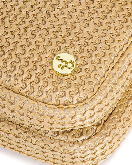 Haytijoe Straw Crossbody Bags for Women Small Summer Purse Woven RFID Cross Body Phone Wallet for Beach Hawaiian Travel Gifts