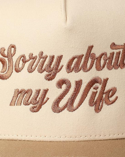 MIRMARU Two-Tone Vintage Canvas Trucker Hats for Men & Women, Adjustable Size Baseball Caps with Trendy Embroidered Design