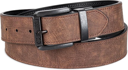 Columbia Men's 2-in-1 Reversible Casual Leather Belt for Versatile Everyday Style