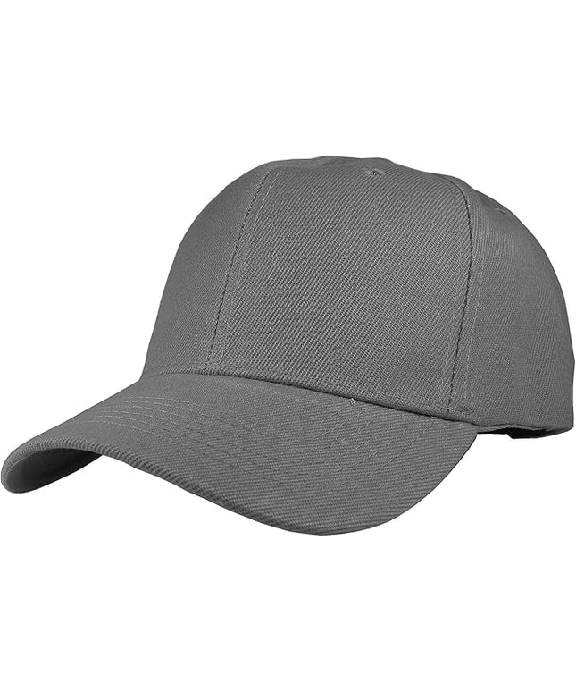 Gelante Adult Plain Baseball Cap Hat Classic Adjustable Size for All Seasons