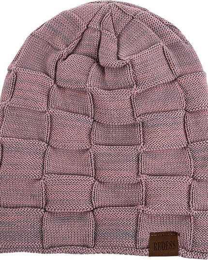 REDESS Beanie Hat for Men and Women Winter Warm Hats Knit Slouchy Thick Skull Cap