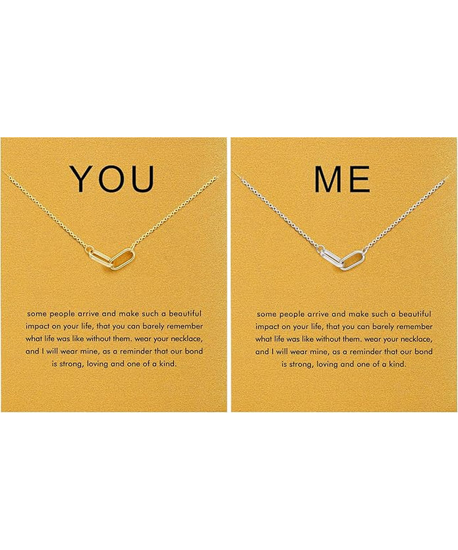 Baydurcan Pendant Necklace for Women Evil Eye Ankh Bow Necklace for Friends Sister Birthday Just Because Christmas Gifts