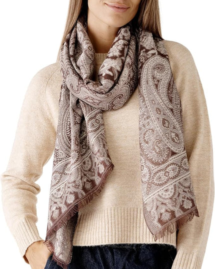 Scarf for Women Spanish Design Elegant Long Shawl Scarves for Summer Fall