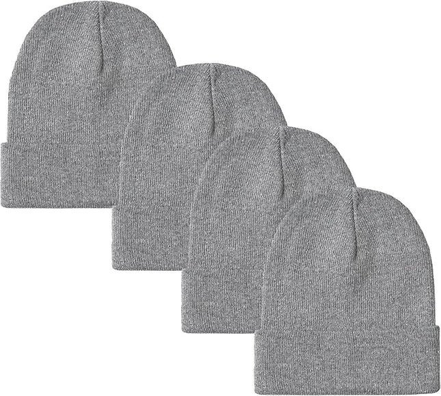 Unisex Winter Beanie – Warm Knit Hat for Men & Women, Soft Stretchy Cold Weather Cap for Outdoor, Running & Hiking