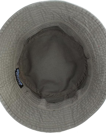 Gelante Solid Color 100% Cotton Bucket Hat for Women and Men Packable Travel Summer Beach Hat