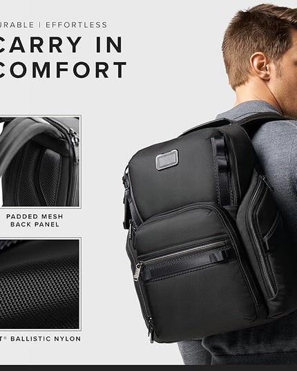 TUMI - Alpha Bravo Search Backpack - Laptop Backpack for Men & Women - Backpack for Work & Travel - 17.0" X 14.0" X 8.3" - Black